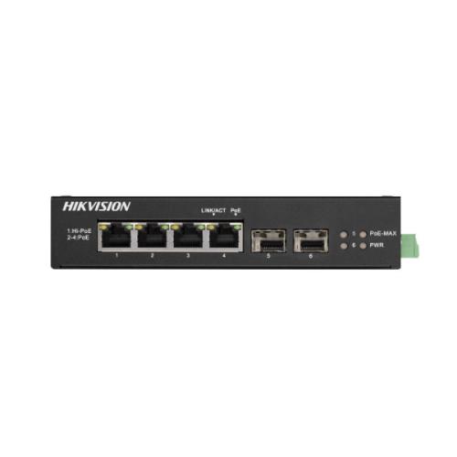 Hikvision 4 Port Unmanaged PoE Switch DS-3T0506HP-E/HS